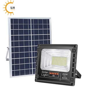 Solar Floodlight LED Portable Spotlight High Lumens Aluminium Lamp Led Light Outdoor Solar Projector Garden Light