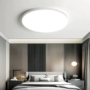 Ultra-thin Three-proof Ceiling Light Modern Minimalist LED Design Tricolor Dimming Surface Mounted for Bedrooms Stairwells