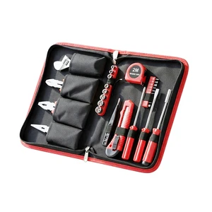 High Quality 30 Piece Portable Handy Repair Tool Kit Basic Domestic Home OEM Customizable Tool Bag