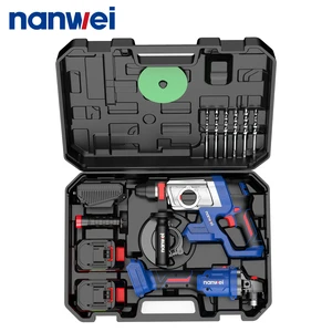 Professional High-performance Tool Kit 2PCS Lithium-ion Angle Grinder Cutting Machine and Hammer Drill