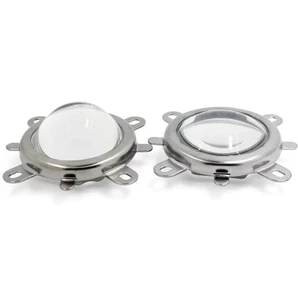 LED Lens Optical Glass with 44mm 60Degree Plastic Housing 50mm Reflector Collimator LED Magnifier