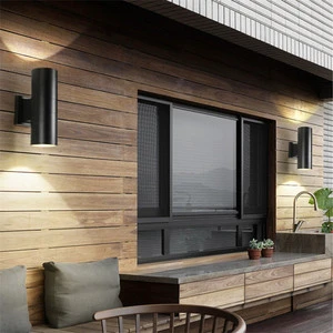 Indoor Outdoor Using GU10 E27 Spot Night Lamp Vintage Wall Mounted Light Fixtures Bedroom Kitchen Stairs 90*260mm With E27 Base