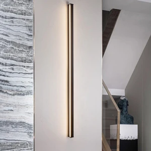 Led Outdoor Wall Light Long Strip Wall Mounted Lights Ip65 Waterproof Garden Led Wall Lamps