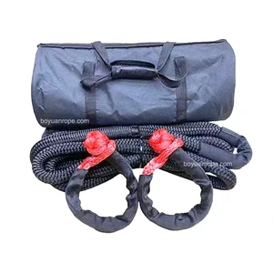 High Quality UHMWPE Soft Shackle High Strength Vehicles Off Road Towing Winch 16 Mm 50mm Strap Braided Tool Shackle Rope