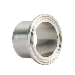 Factory Supply DIN ISO 3A SMS Sanitary Pipe Fitting 316L 4 Tri Clamp 304 Stainless Steel Ferrule