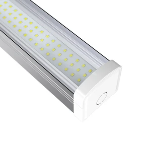 High Brightness No Flicker 5000K LED Linear Batten Light 2ft/3ft/4ft 60W Aluminum+PC Dimmable Lighting
