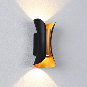 Waterproof IP65 Wall Lamp Aluminum Exterior Wall Mounted Garden Porch Decoration Light up and Down Light