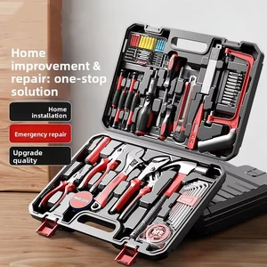 Toolbox Screwdriver Adjustable Wrench Multi-functional Household Routine Maintenance Hardware Kit Electricians Repair Tool Sets