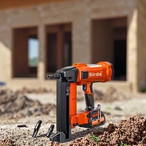 Factory Directly Wholesale Industrial DIY Concrete Steel Nail Gun with Lithium Battery Brushless Motor 5/8 in 1 1/2 Nail Length