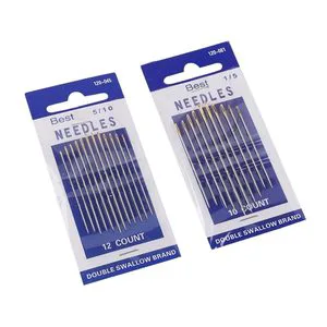 DIY Craft Household Repair Needle Stainless Steel Handmade Sewing Needle Self-threading Needles