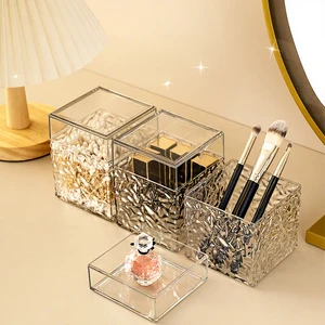 Dynamic Water Ripple LED Crystal Cube Lamp RGB Aurora Night Light For Bedroom Desk Table Decorative Atmosphere