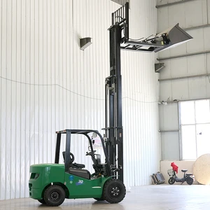 Factory LEAD LD-30EF 3T 4 Ton Lithium-Ion 4WD Hydraulic Side Shifter Shovel Bucket Attachment Stacker Lifter Electric Forklifts