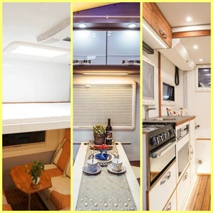 DC12V Modern Design LED Recessed Ceiling Light Ultra-Thin 3.6inch White LED RV Camper Trunk DC Low Voltage Lighting