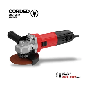 511706 Heavy Duty 1700W Variable Speed Electric Angle Grinder with 125mm Disc for Metal Cutting and Concrete Polishing