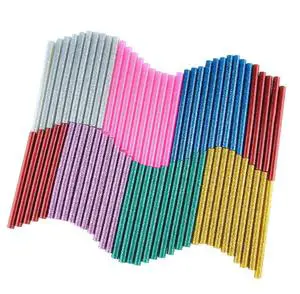 Professional Electric 7mm Glue Gun Sticks Glitter Hot Melt Craft Repair Glue Hot Melt Glitter Glue Sticks