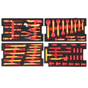 New Energy Insulated Electrician Tool Set VDE Certified 1000V Automotive & Home Use Metric Socket Auto Repair Kit