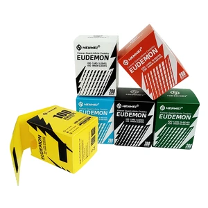 Professional 200 Count Card Sleeves Set 6 Colors Ultra Clear 66x91mm Card Sleeves