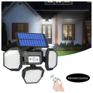Outdoor Garden Solar Lights 234 LED Used in the Courtyard Garage IP65 Waterproof Solar Motion Sensor Remote Control Light