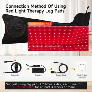 Full Leg Red Light Therapy Foot Massager 660nm 850nm Infrared LED Pad Boots Thigh Calf Knee Ankle Foot Pain Relief Recovery 5