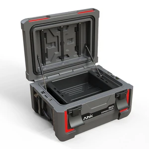 AHIC New Arrival Custom Size Roto Mold Hard Plastic Tool Box Set with Comfortable Handle Storage Cargo case