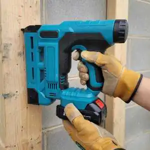 Cordless Brad Nailer with Lithium-Ion Battery - Rechargeable Electric Nail Gun for Woodworking, DIY & Industrial Construction