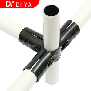 T Shaped Double Port Lean Tube Connector/Lean Pipe Fittings For Flow Rack