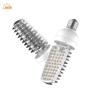 High Lumen LED Retrofit Street Light Bulb E39 Base Horizontal Corn Lamp for Post Top and Shoebox Fixtures