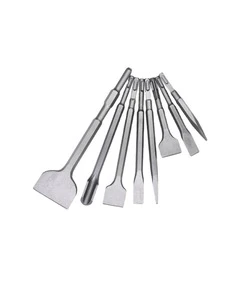 Electric Hammer Electric Pickaxe Bit Tip Flat Chisel 0810 Hexagonal Pickaxe Tip U-Slot Pickaxe Head Electric Hammer Chisel