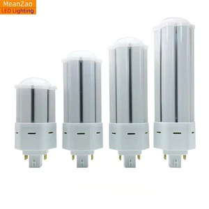 Dimmable LED horizontal insert Corn Lamp Bulb Light 2 4 pin SMD2835 G24D G24Q GX24D GX24Q E27 E26 E14 B22 G24