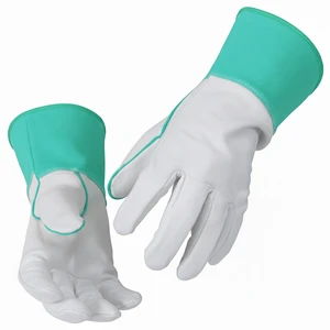 Industrial Cowhide Leather Tig Welding Gloves Mig Welding Gloves Insulated Heat Resistant Fire Safety Work Gloves