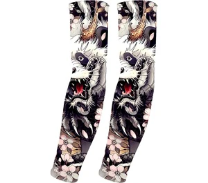 Low MOQ Arm Sleeves Tattoo Cover up Cooling Sports Sleeve for Basketball Golf Cycling Driving Sun Protection