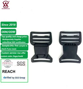 38mm Side Release Buckles Webbing Center Release Buckle Plastic for Sports Travel Bags Accessories Part