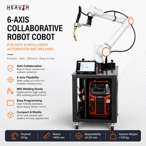 Mig Robot Welding Machine Intelligent Robot Arm MIG Welding Equipment Automatic MIG Welding Machine Group Cobot5 MIG350