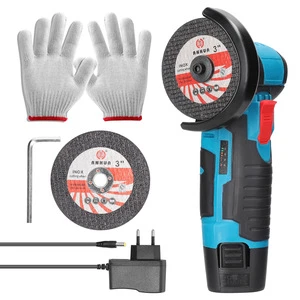 12V Brushed Rechargeable Mini Angle Grinder Lithium Battery Angle Grinder Electric Tools Polisher Angle Grinder Tool Sets