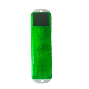 Solar Beacon Traffic Warning Light ABS Material High Visibility IP68 Waterproof Flashing Barricade Contour Marker