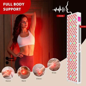High Performance Voice-controlled 9-Waves Standing Red Light Therapy Panel with Heating Feature US Plug Compatible
