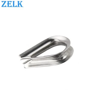Rigging Hardware Metric Stainless Steel (AISI316/AISI304) High & Electro Polished Wire Rope Thimble-ZELK Brand Model ZK01-0711