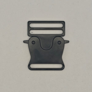 Black Zinc Alloy Heavy Duty Safety Anti-rust High-strength Quick-release Buckle 1.5-inch Waist Belt Press-release Buckle
