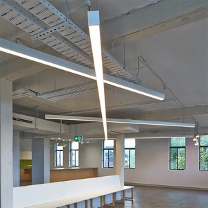 2ft 4ft 20W 40W Dimming LED Tube Lighting Fixture Suspended Led Linear Lights for Stairwell Warehouse