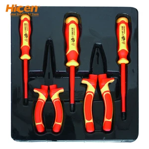 5pcs Insulated Tools, Electricians Tools, VDE Tools, 1000V
