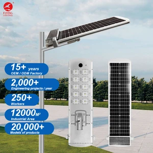 Factory Price Self-Cleaning Solar LED Street Light IP65 Rated Aluminum All-in-One for Road Use