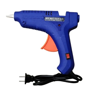 DIY Single Temperature 100W Electric Hot Glue Gun with 11mm Large Glue Stick Leakage Protection Safe Switch 3-Year Warranty