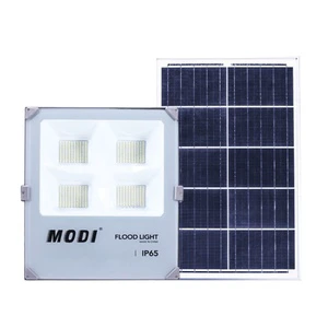 400W High Power Solar Flood Light Waterproof Outdoor LED Spotlight with 20Ah Battery for Large Area Illumination