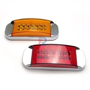 High Brightness 30 LED Reflective Truck Light New Universal Auto Side Lamp Red IP65 Waterproof DC 12V/24V Trailer CE Certified 1