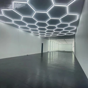 New Design High Quality 6500k Hexagon Garage Light for Car Shop and Led Hexagon Light