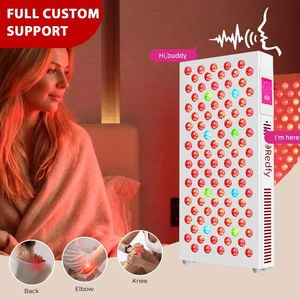 ODM Service 9-Wave Infrared Heating Red Light Therapy Panel with Stand US Plug Dual Chip 30 Lens Angle