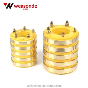 China Manufacturer Brass Rotary Joint Electrical Connector Slip Ring for Crane Traction Equipment, Dragline and Fairground Rides