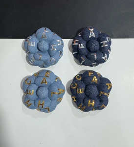 New 6.6cm Plastic Sticky Letters Corsage Various Materials Casual CUFFLINKS Four Seasons Clothing Accessories