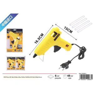 40W Electric Silicone Gun for Hot Melt Glue DIY Hand Tools with Single Temperature Plastic Material
