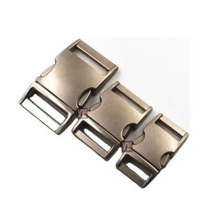 Factory Custom Metal Curved Buckle Metal Side Release Buckles for Backpacks